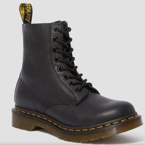 Black Soft Leather Doc Martens